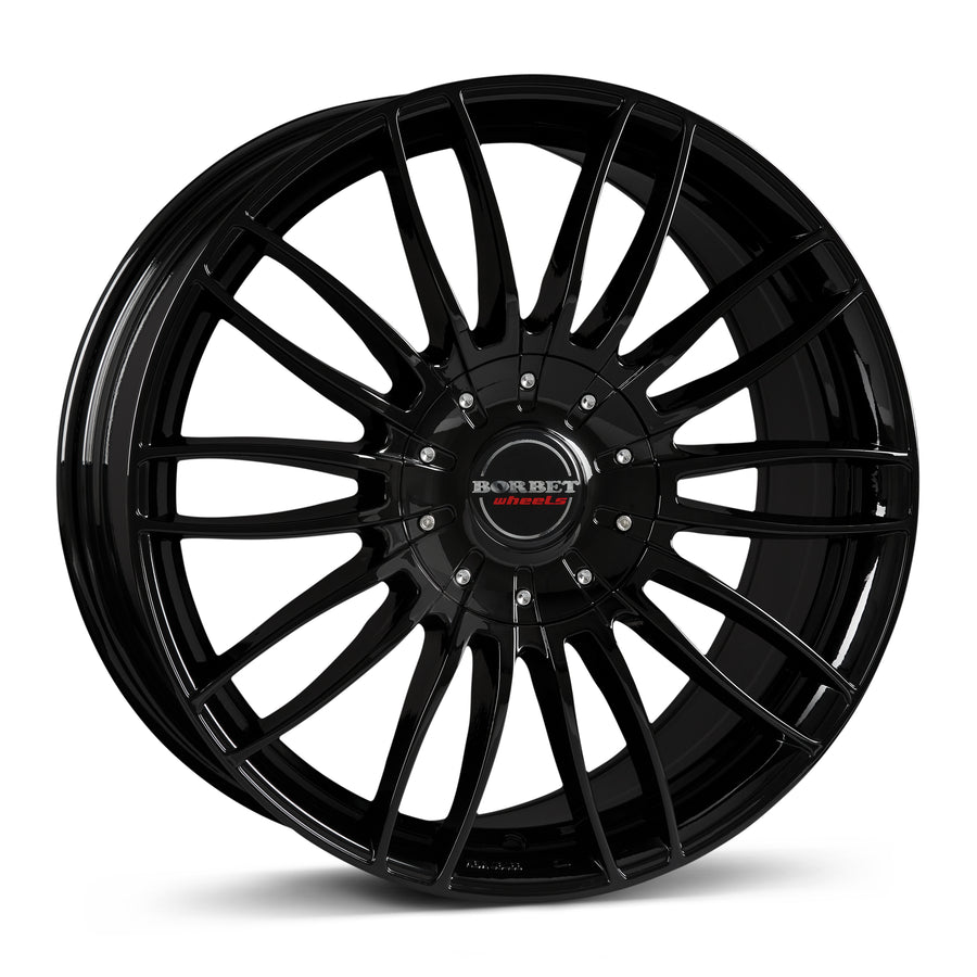 Tesla Model X – Borbet CW3-9020 black glossy 9x20 5x120 ET40 CB65.1
