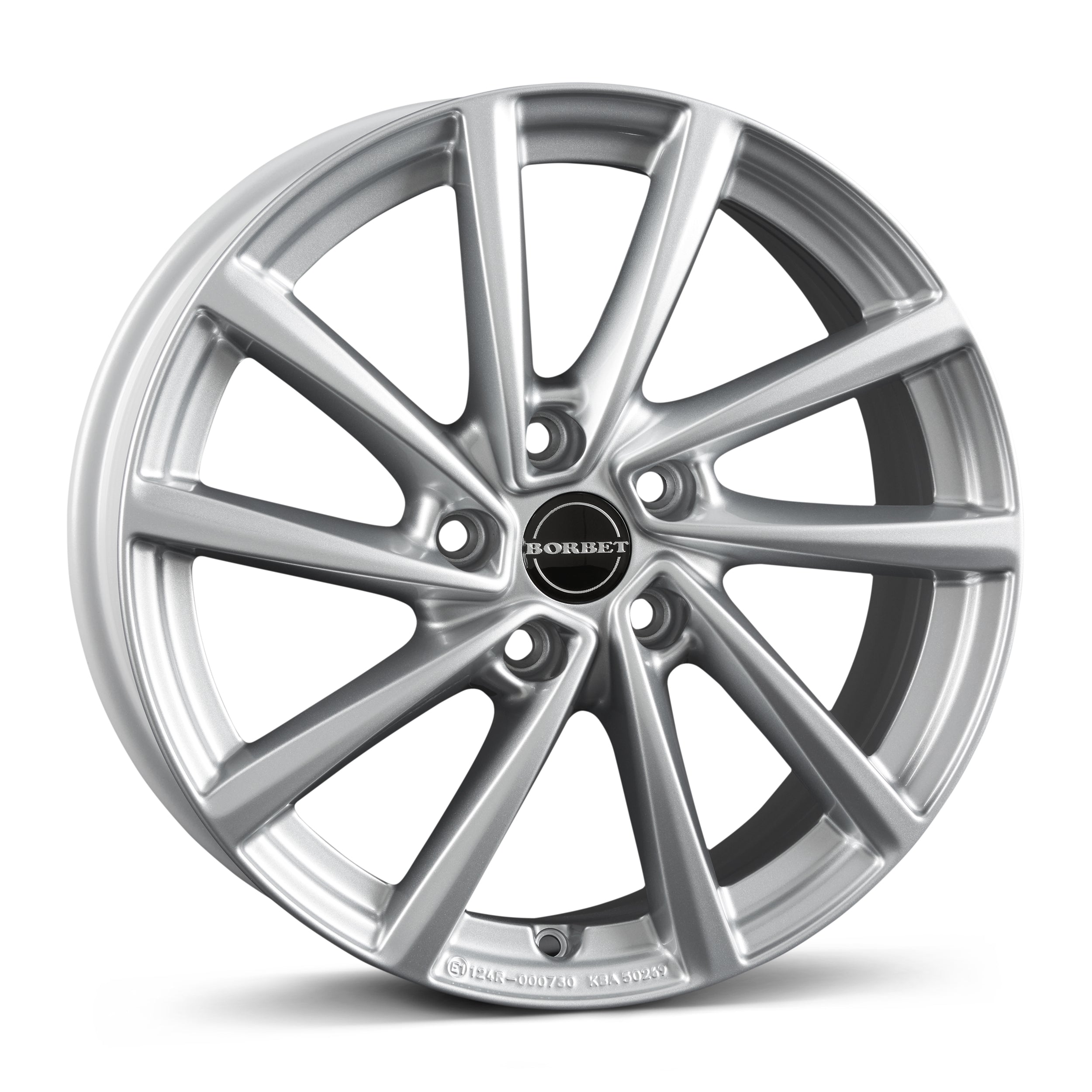 Borbet V 70838 crystal silver 7x18 jako: 5x114.3 et: 38 Alumiinivanne – mallikuva