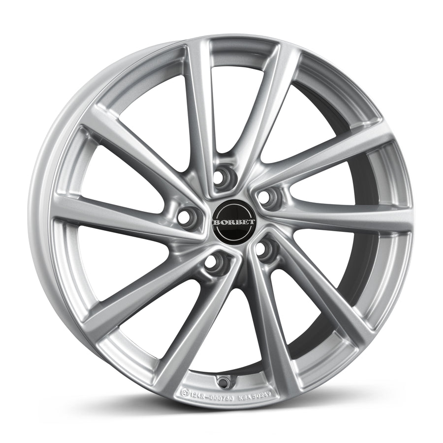 Borbet V 70838 crystal silver 7x18 Pulttijako: 5x114.3 ET: 38