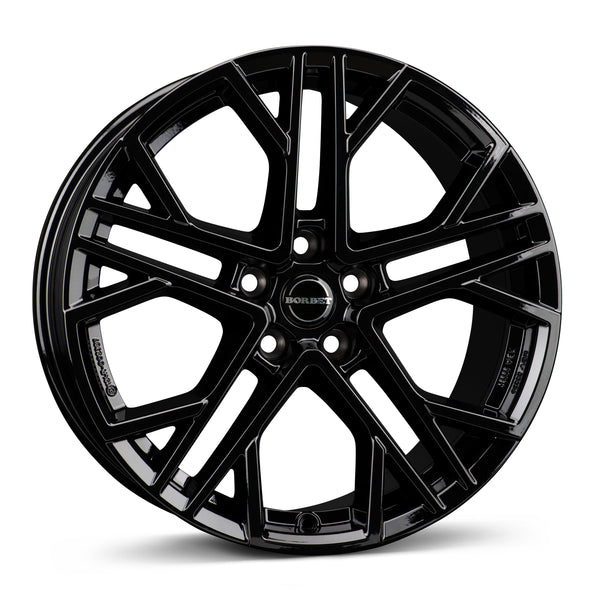Borbet XV 85930 black glossy 8.5x19 jako: 5x108 et: 45 Alumiinivanne – mallikuva