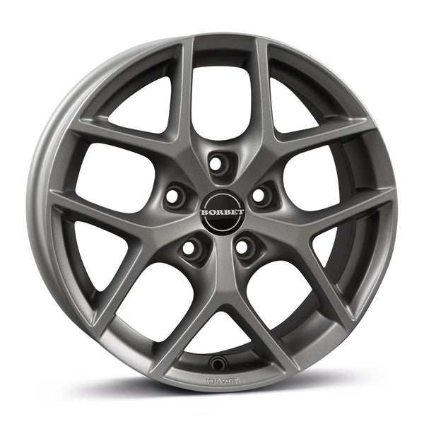 Borbet Y 80830 titan matt 8x18 jako: 5x120 et: 43 Alumiinivanne – mallikuva
