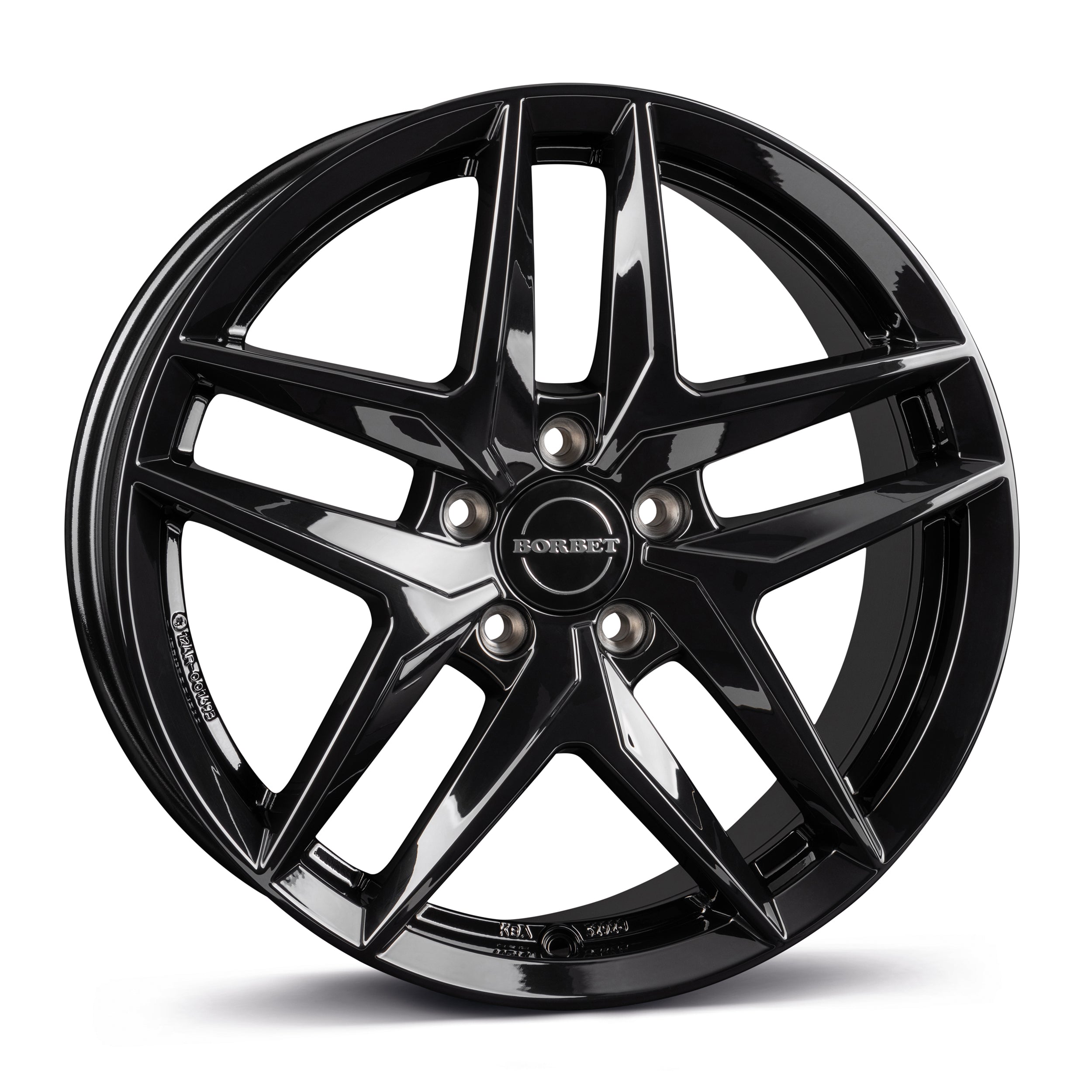Borbet Z 80927 black glossy 8x19 jako: 5x112 et: 38 Alumiinivanne – mallikuva