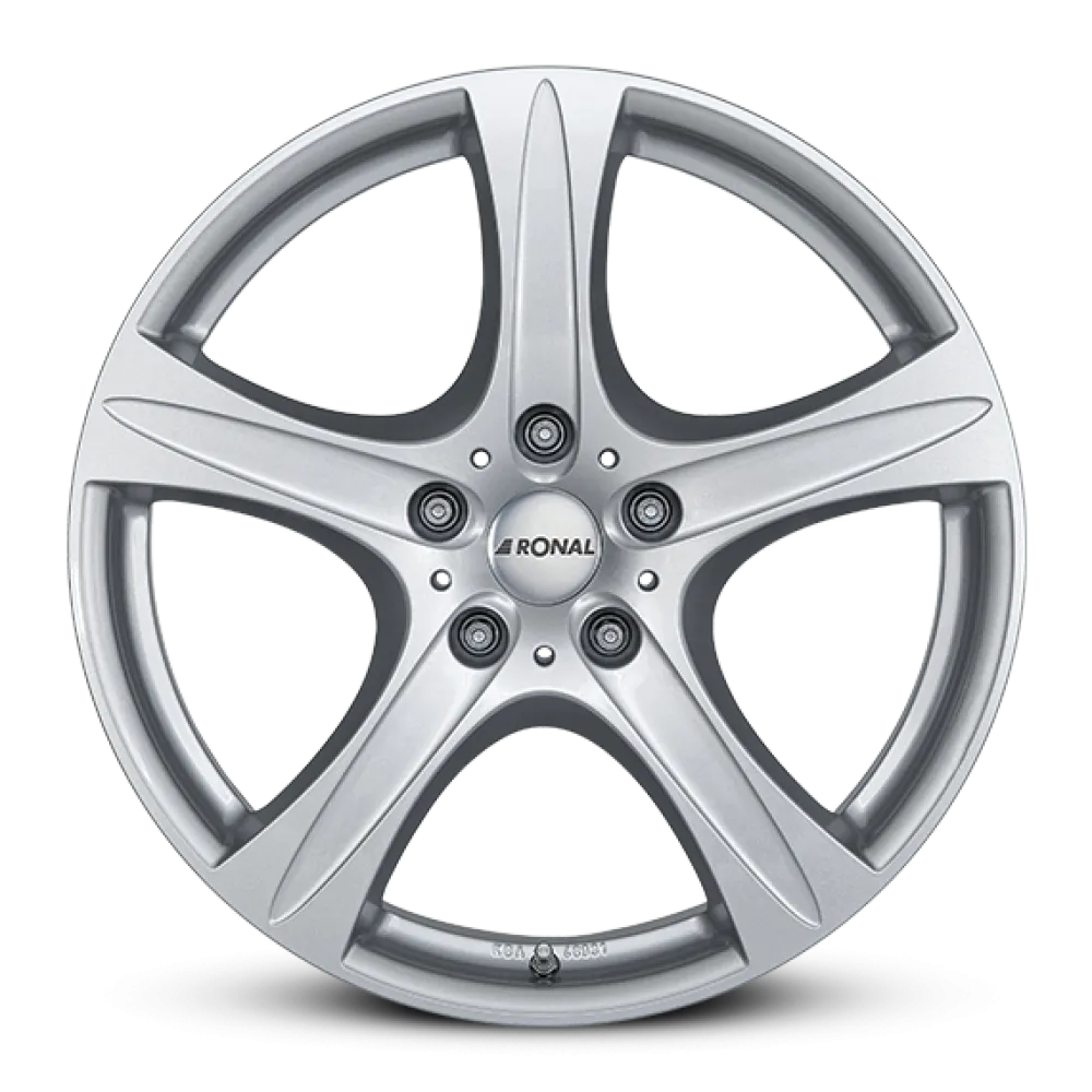 Ronal R55 SUV CRYSTAL SILVER 8.5x18 jako: 5x108 et: 45 Alumiinivanne – mallikuva