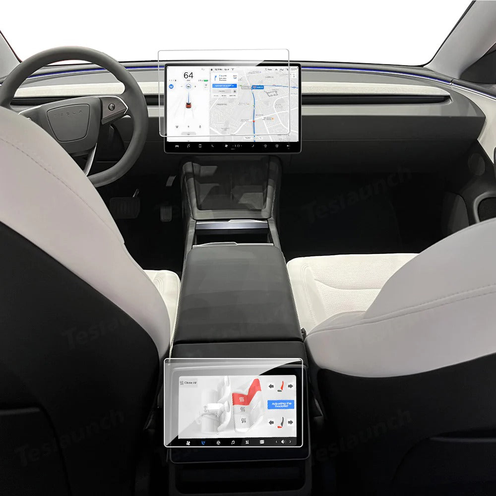 Tesla Model 3/Y Highland ja Y Juniper Kosketusnäytön suojalasit (2kpl)