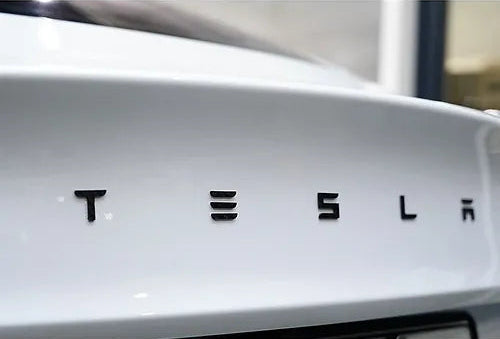 TESLA lettering sticker set – product image 3